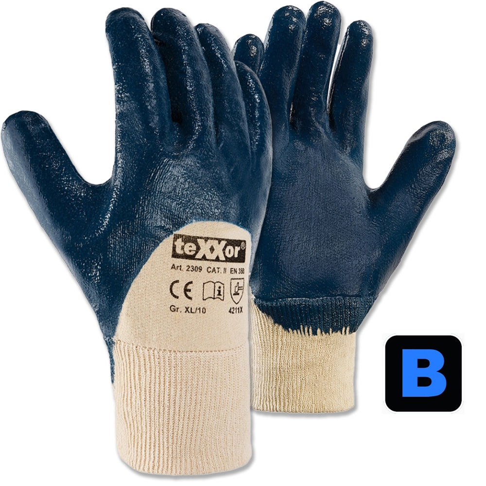 pics/BIG Arbeit/Texxor Handschuhe/texxor-2309-blaue-3-4-nitril-schnittschutzhandschuhe-level-b-en388-01.jpg